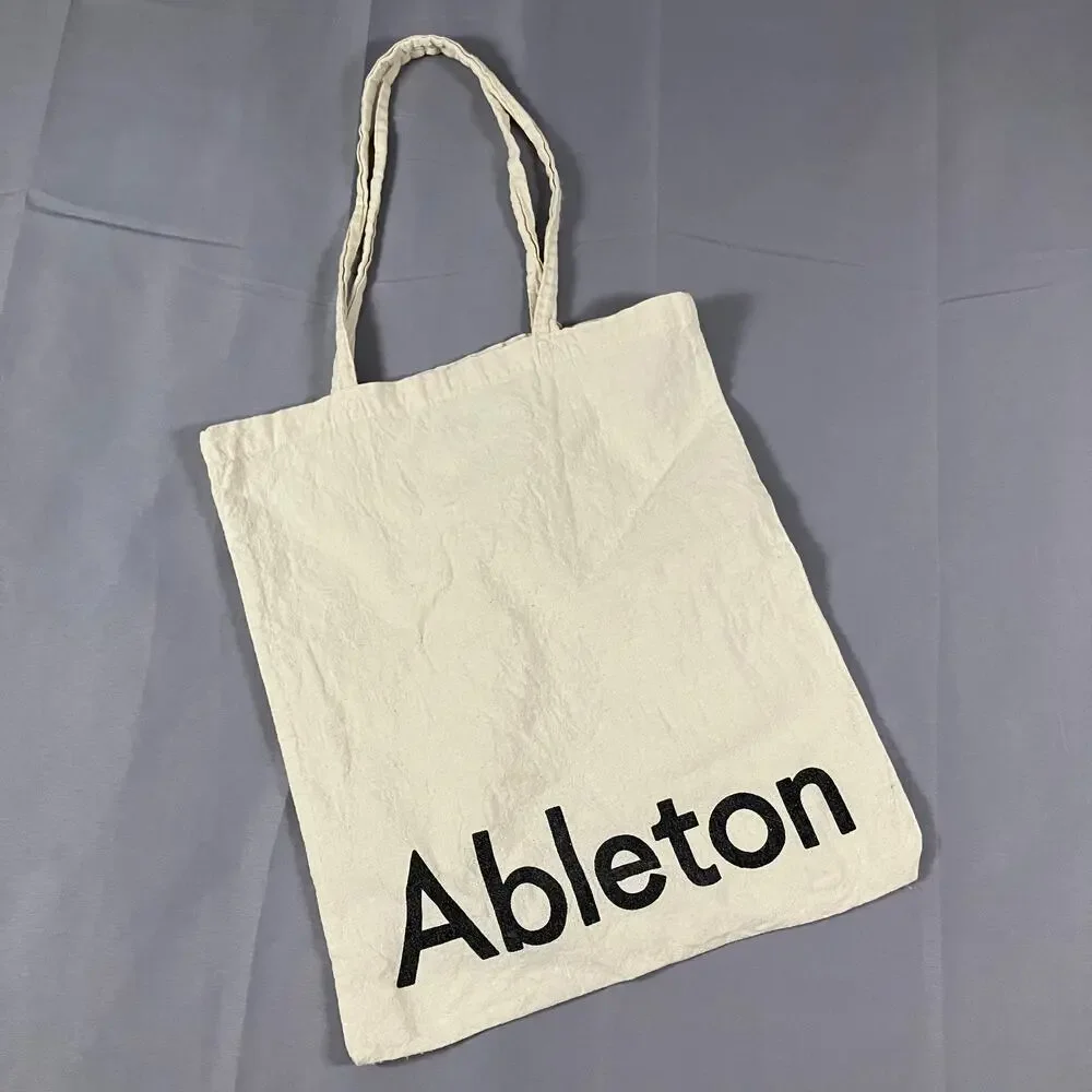 Ableton Logo Tote Bag Beige 12x15‎ Electronic Music Production